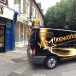 YTM Fireworks Shop and Van in London